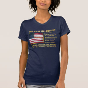 Camiseta vigésimo Infantería voluntaria de Maine (BH)