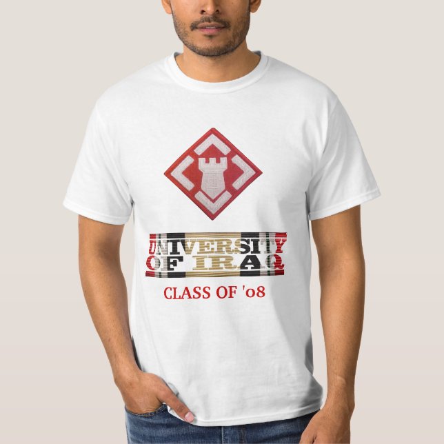 Camiseta vigésimo Universidad de la brigada del ingeniero (Anverso)