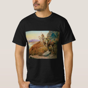Camiseta Vigilando por las barcas del hombre blanco de OC S