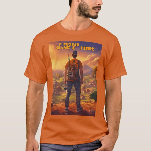 Camiseta Vigilante de juegos (Anverso)