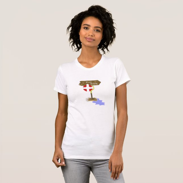 Camiseta Vigilante de Piscina (Anverso completo)