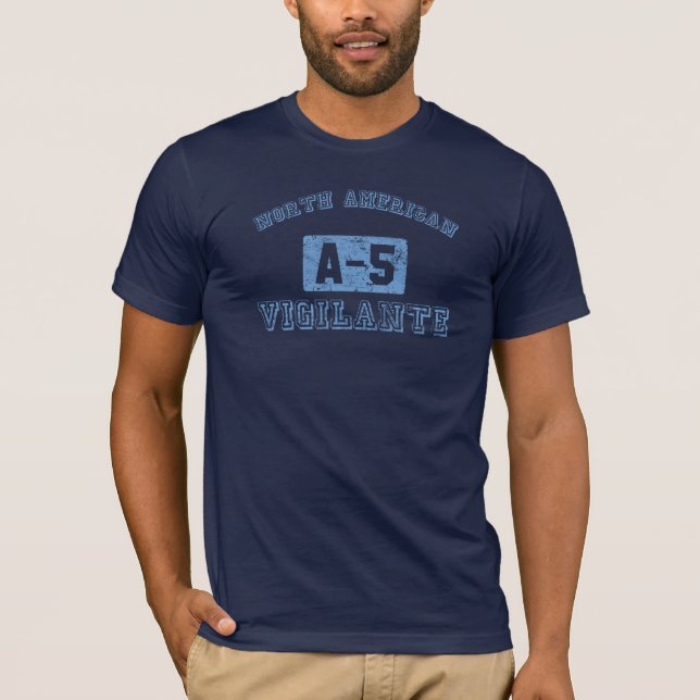 Camiseta Vigilante del NA A-5 - AZUL (Anverso)