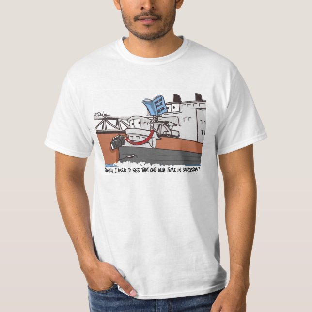 Camiseta Vigilantes del vigilante del barco (Anverso)