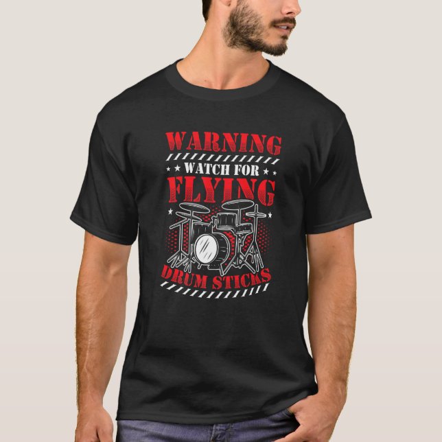 Camiseta Vigilar El Bambalino De Tambor Volador (Anverso)
