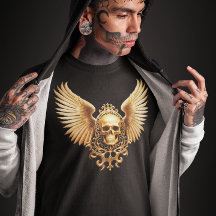 Vigilia de Cráneo Gótico Dorado de Ascensión