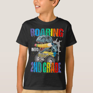 Camiseta Vigilia en 2º grado de monstruos de dinosaurios ni