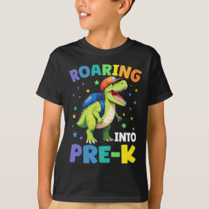 Camiseta Vigilia en dinosaurio pre-K para volver a la escue
