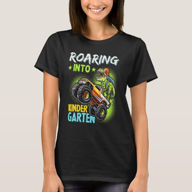 Camiseta Vigilia por el dinosaurio de los jardines de infan (Anverso)