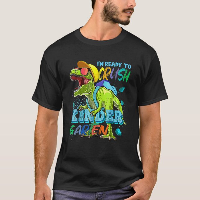 Camiseta Vigilia por los dinosaurios de los jardines de inf (Anverso)