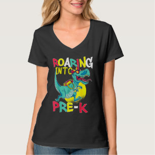 Camiseta Vigilia por los dinosaurios preescolares de vuelta