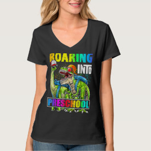 Camiseta Vigilia por los dinosaurios preescolares de vuelta