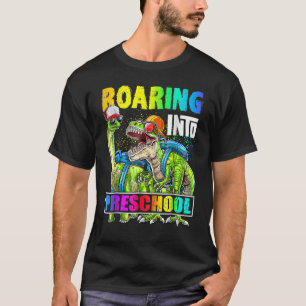 Camiseta Vigilia por los dinosaurios preescolares de vuelta