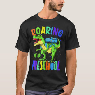 Camiseta Vigilia por los dinosaurios preescolares de vuelta
