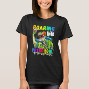 Camiseta Vigilia por los dinosaurios preescolares de vuelta