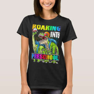 Camiseta Vigilia por los dinosaurios preescolares de vuelta