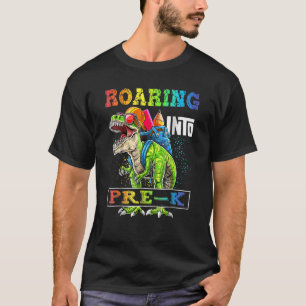 Camiseta Vigilia por los dinosaurios preescolares de vuelta