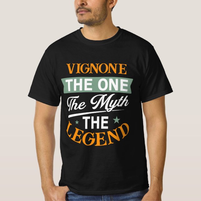 Camiseta Vignone El Único El Mito La Leyenda (Anverso)