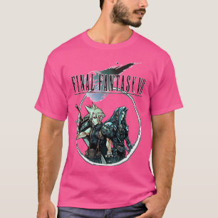 Camiseta Vii de fantasía final - Sephiroth en la nube
