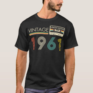 Camiseta Viintage 1961 Limited Edition Cassette Premium