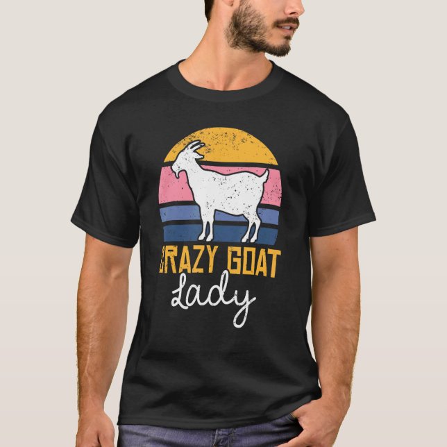 Camiseta Viintage Chica Crazy Goat (Anverso)