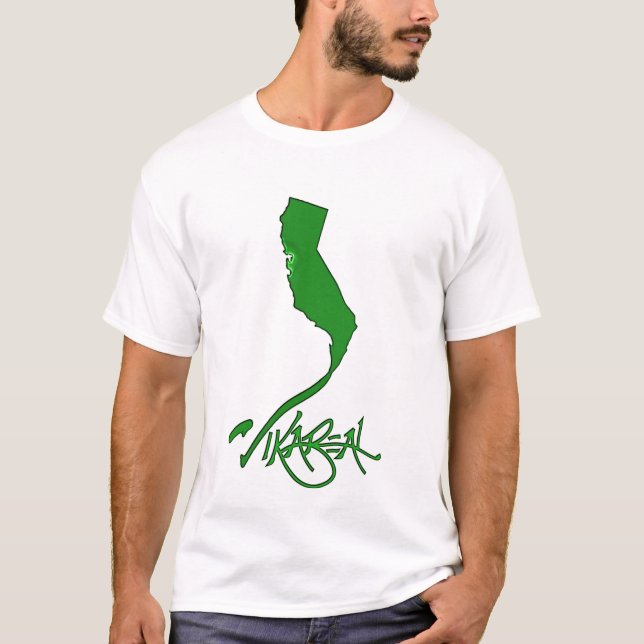 Camiseta Vikareal California (esmeralda) (Anverso)