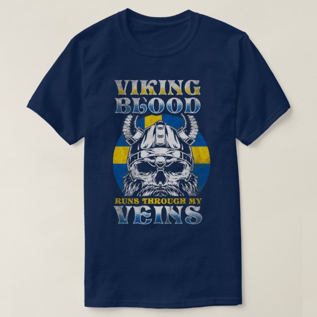 Camiseta Viking10 sueco (Diseño del anverso)