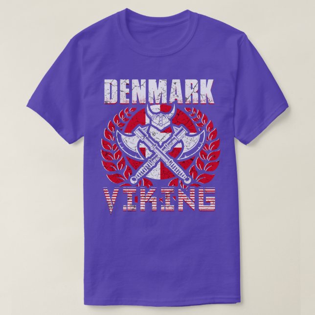 Camiseta Viking 1 de Dinamarca (Diseño del anverso)