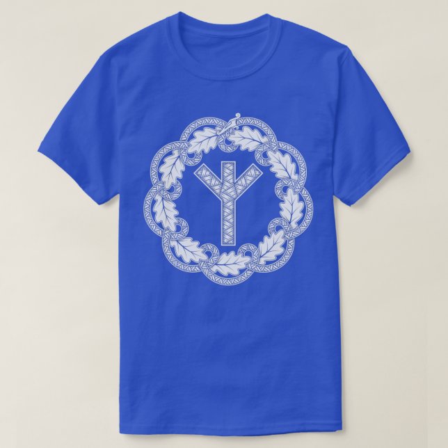 Camiseta Viking al estilo nórdico de Algiz (Diseño del anverso)