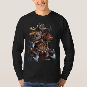 Camiseta Viking Archer Riding War Bear