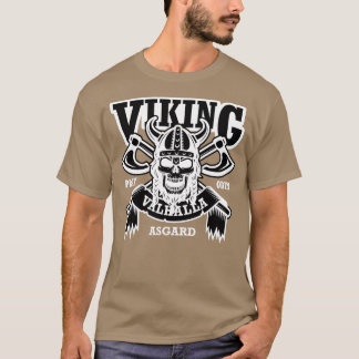 Camiseta Viking Asgard Skull