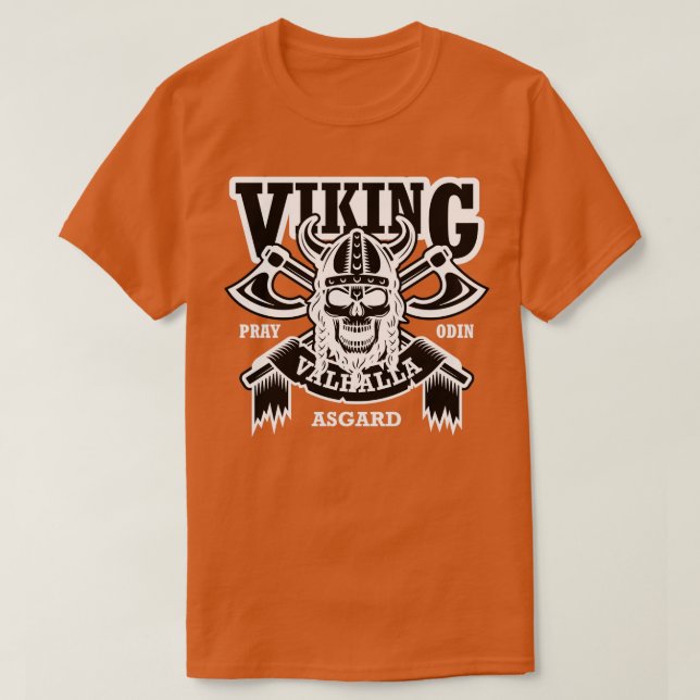 Camiseta Viking Asgard Skull 2 (Diseño del anverso)