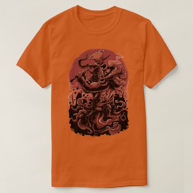 Camiseta Viking Ax Warrior (Diseño del anverso)