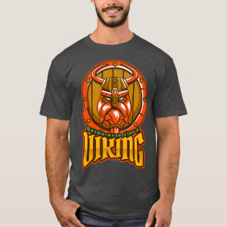 Camiseta Viking Beber cerveza como una vigilia