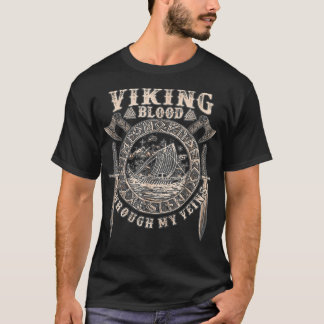 Camiseta Viking Blood corre por mis venas