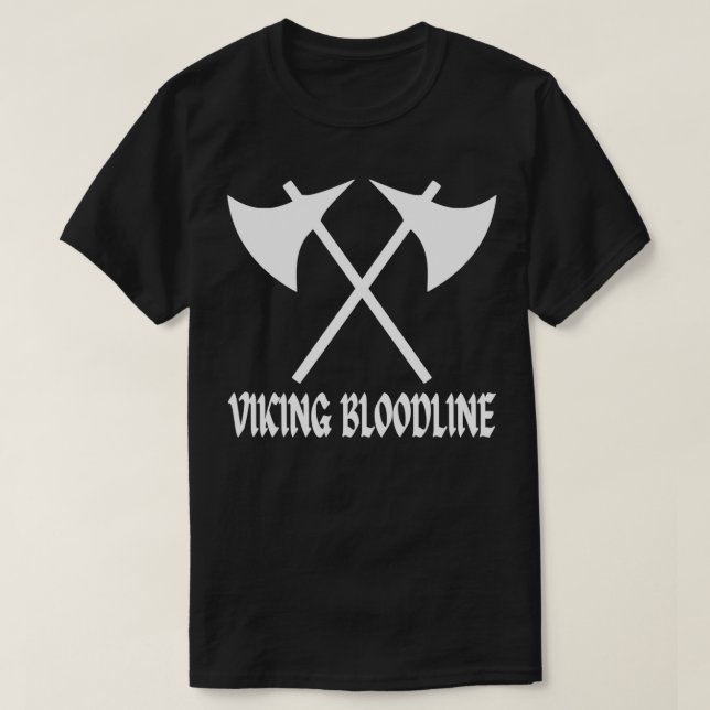 Camiseta Viking Bloodline Ax Scandinavia (Diseño del anverso)