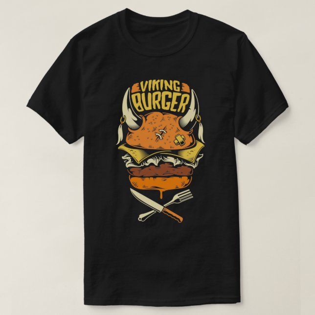 Camiseta Viking Burger (Diseño del anverso)