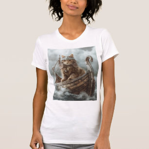 Camiseta Viking Cat