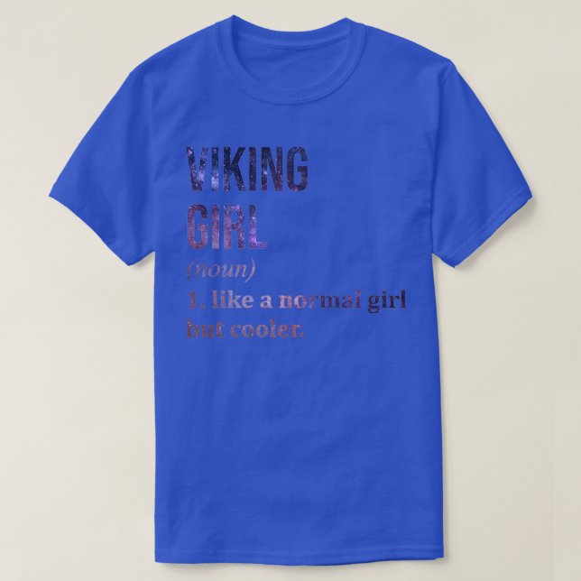 Camiseta Viking Chica Funny diciendo (Diseño del anverso)