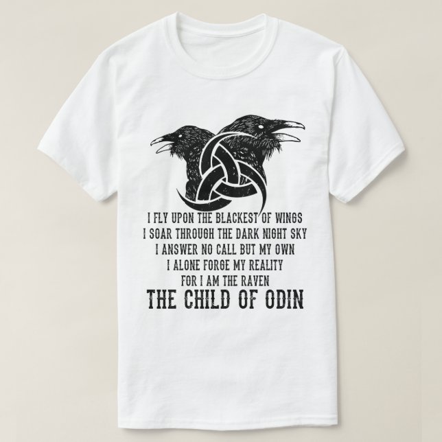 Camiseta Viking Child De Odin (Diseño del anverso)