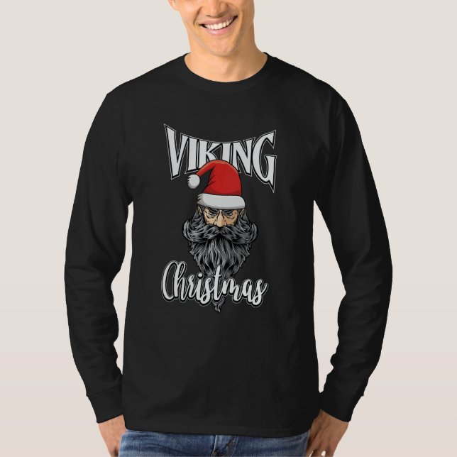 Camiseta Viking Christmas Valhalla Viking Warrior Northmen (Anverso)