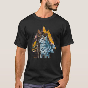 Camiseta Viking con Wolf Nordic Runes viking