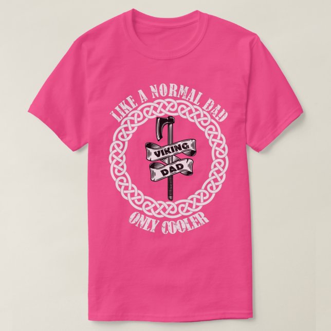 Camiseta Viking dad papá 3 (Diseño del anverso)