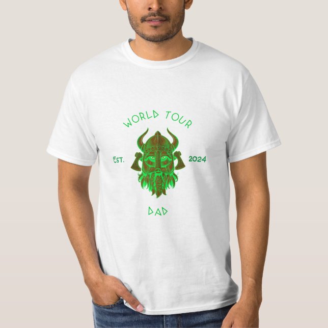 Camiseta Viking Dad World Tour (Anverso)