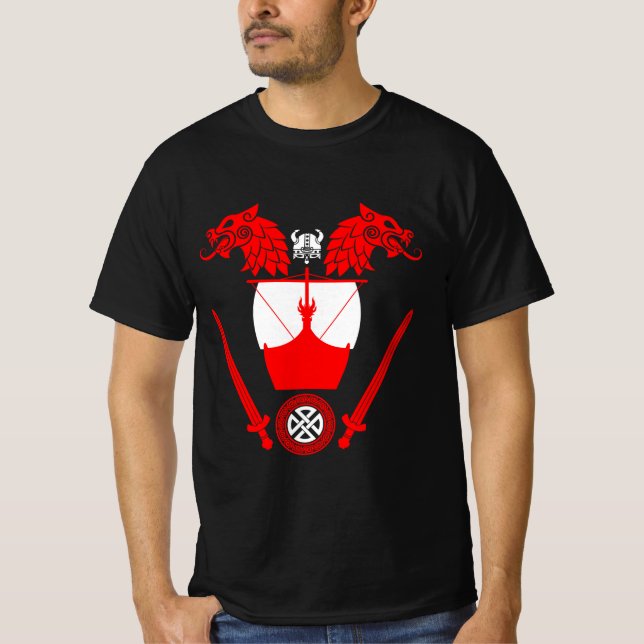 Camiseta Viking danés (Anverso)
