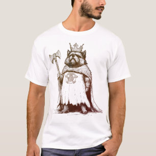 Camiseta Viking Dog King - Guerrero de animales nórdicos Cr