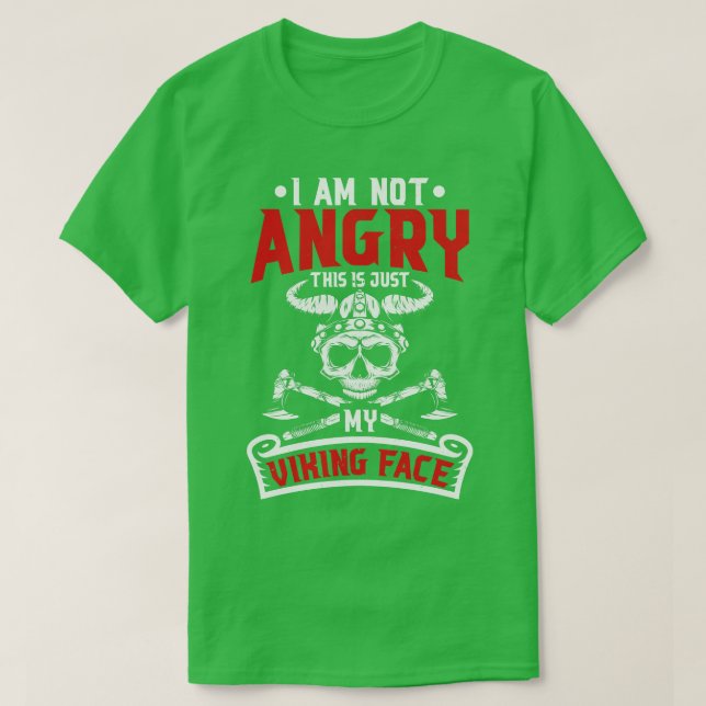 Camiseta Viking Face (Diseño del anverso)