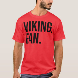Camiseta Viking Fan texto negro