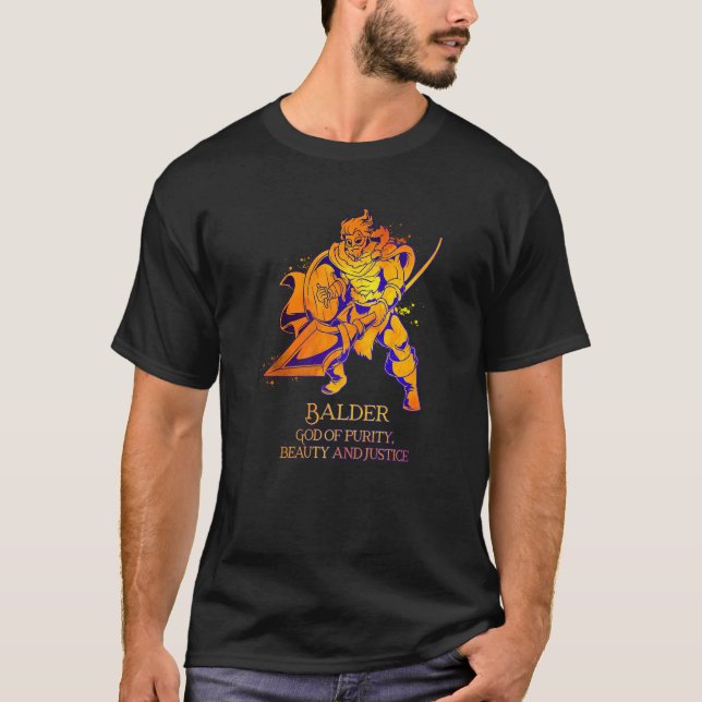 Camiseta Viking God Balder (Anverso)
