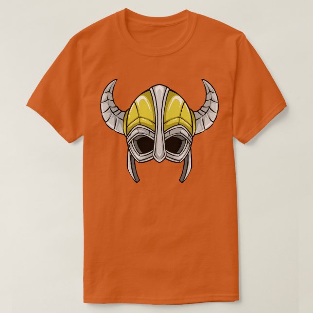 Camiseta Viking Helmet Vikings Norse Mythology (Diseño del anverso)
