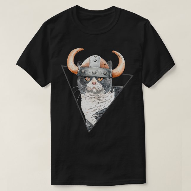 Camiseta Viking Kitty Cat (Diseño del anverso)
